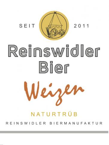 Etikett Reinswidler Weizenbier